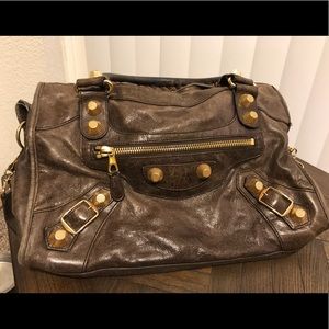 Used Brown Classic Arena City Bag